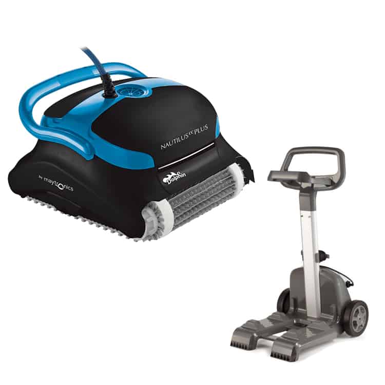 Dolphin Nautilus CC Plus Robotic Pool Cleaner With Caddy