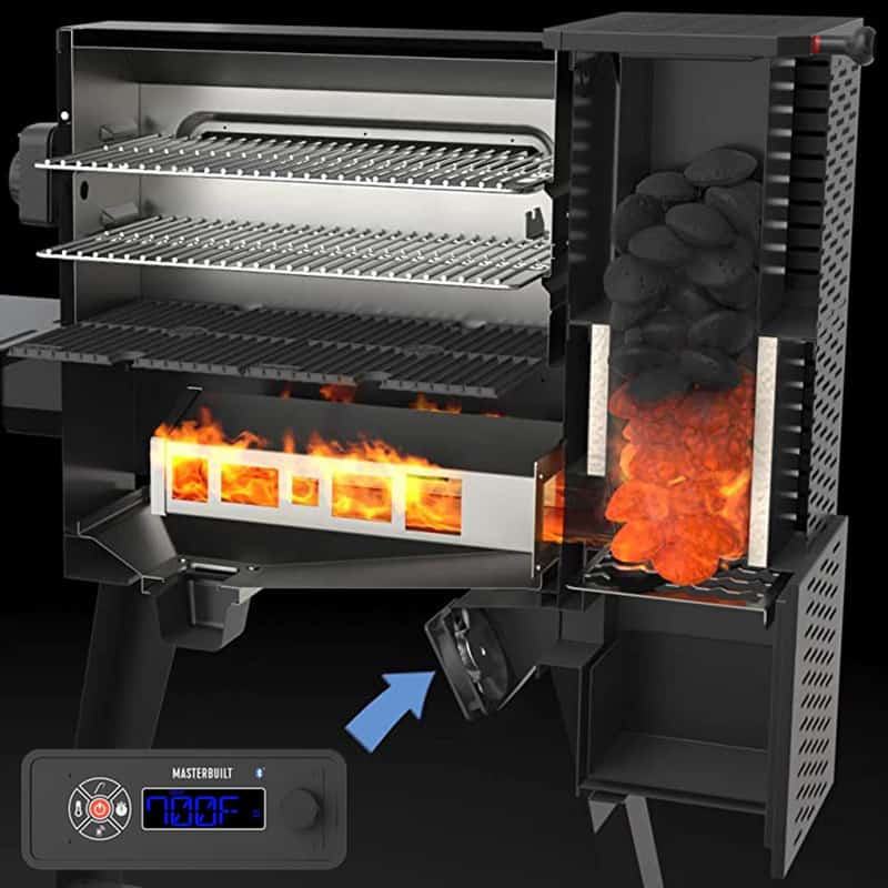 Masterbuilt Gravity Series 560 Digital Charcoal Grill + Smoker