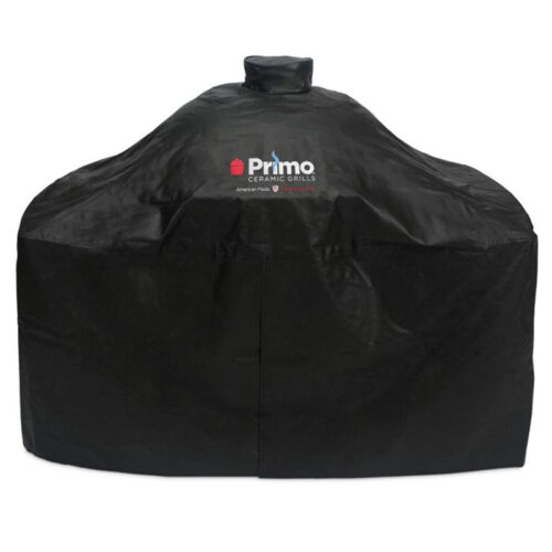 Primo Grill Cover for Oval LG & XL in HD Cart with Island Top