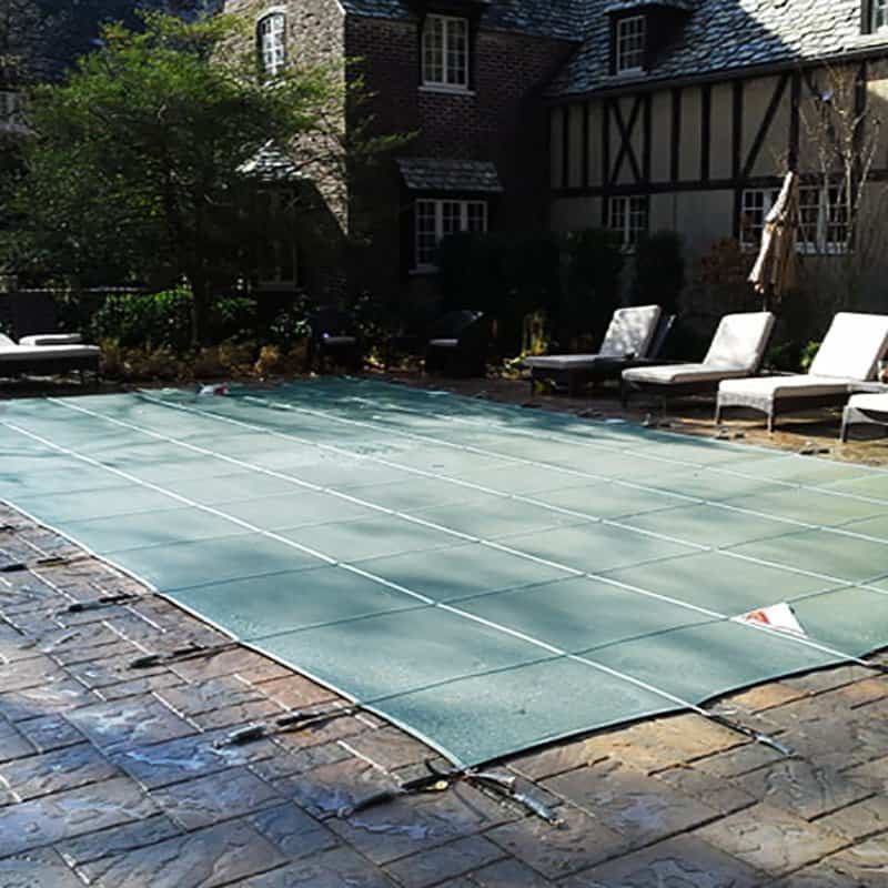16' x 30' Meyco Rugged Mesh Safety Pool Cover Pool Warehouse