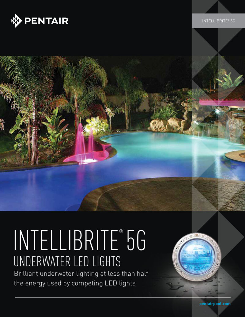 Pentair IntelliBrite 5G White LED Pool & Spa Lights Brochure