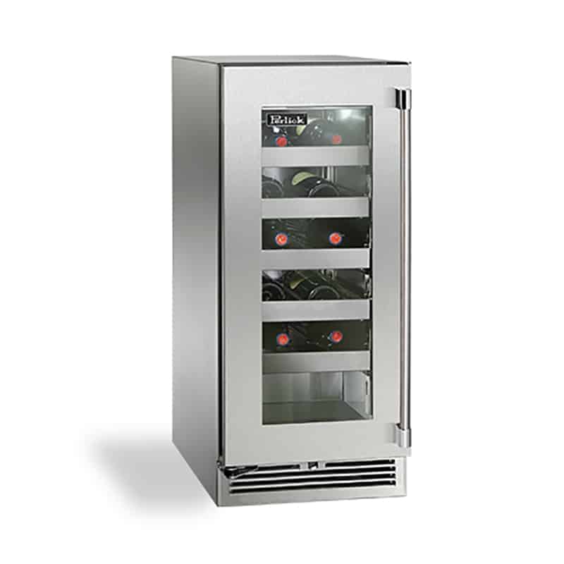 Perlick 15-In Signature Series Right Hinge Glass Door Wine Reserve