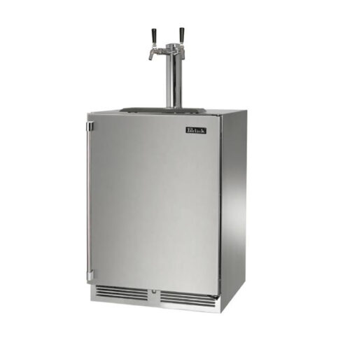 Perlick 24-In Double Tap Signature Series Outdoor Right Hinge Kegerator