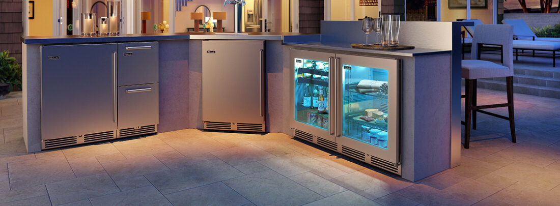 Perlick 24-In SS Outdoor Kegerator-Installed