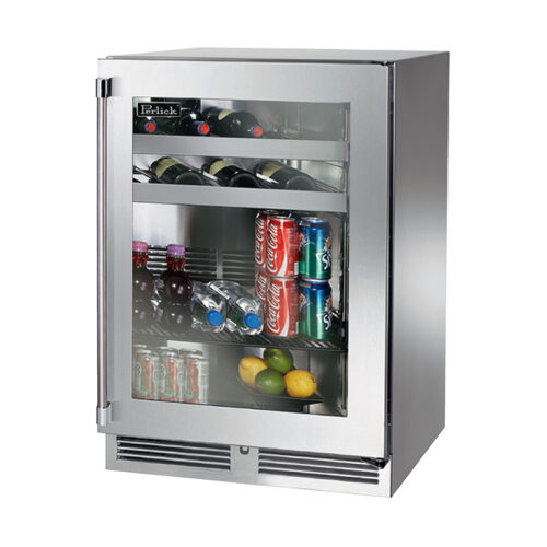 Perlick 24-In Signature Series Right Hinge Glass Door Beverage Center