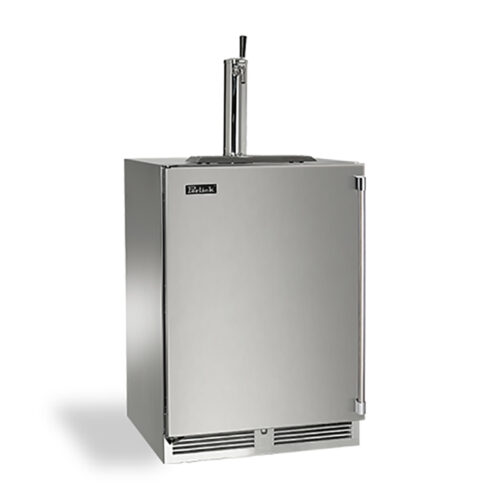 Perlick 24-In Single Tap SS Indoor Left Hinge Kegerator