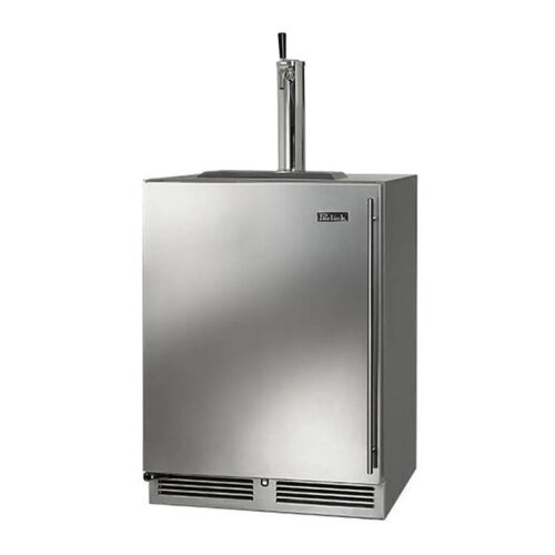 Perlick 24-In Single Tap SS Outdoor Left Hinge Kegerator