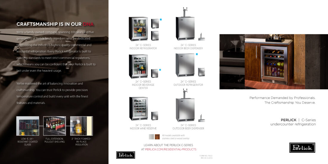 Perlick C-Series Refrigerator Brochure