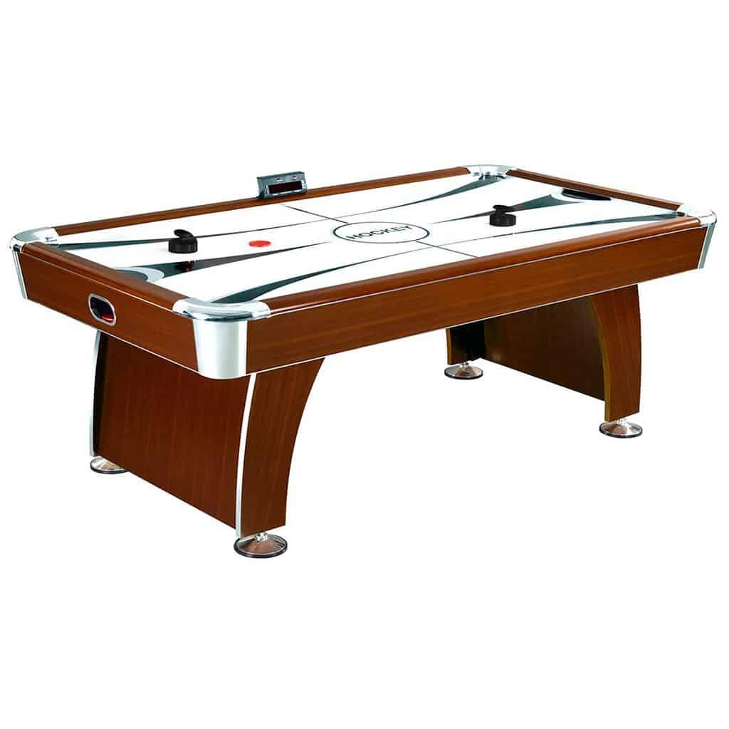 Sherwood 7 Ft Air Hockey Table Set with Benches Pool Warehouse