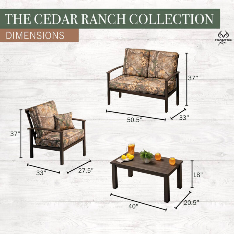 Cedar Ranch 4pc Set 2