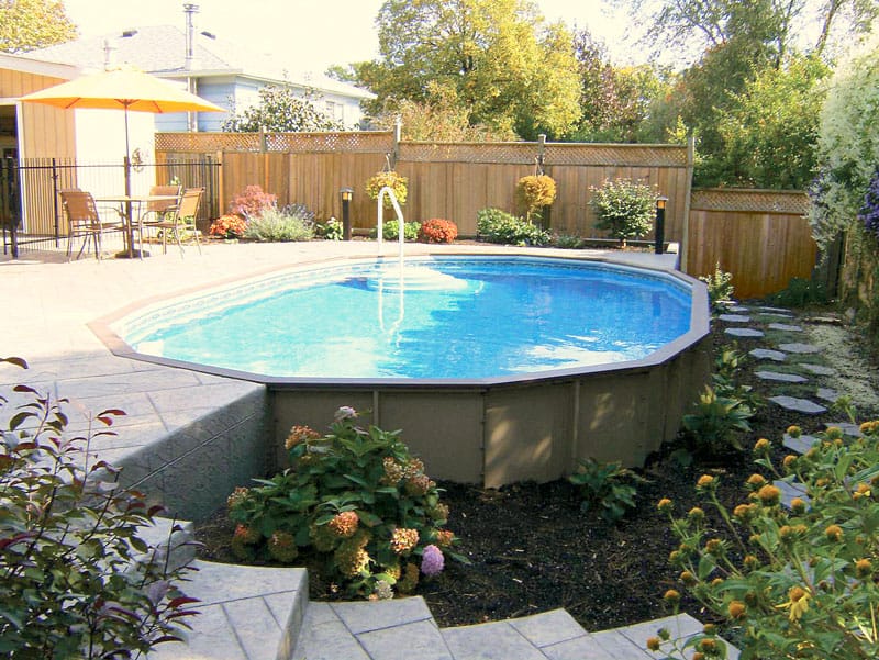 oval pool in stock