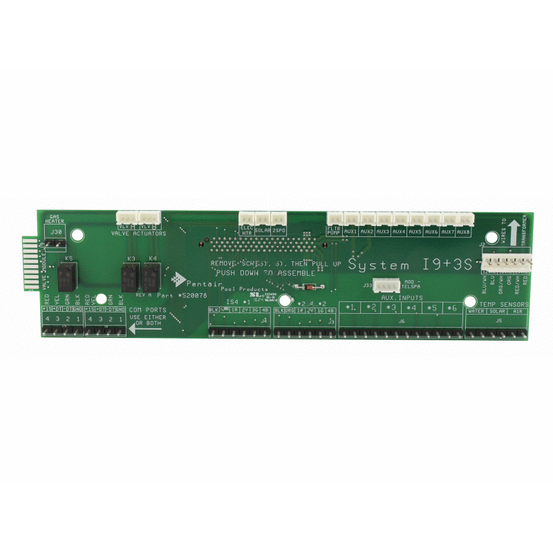 Intellitouch I10 3d Personality Printed Circuit Board Pool Warehouse
