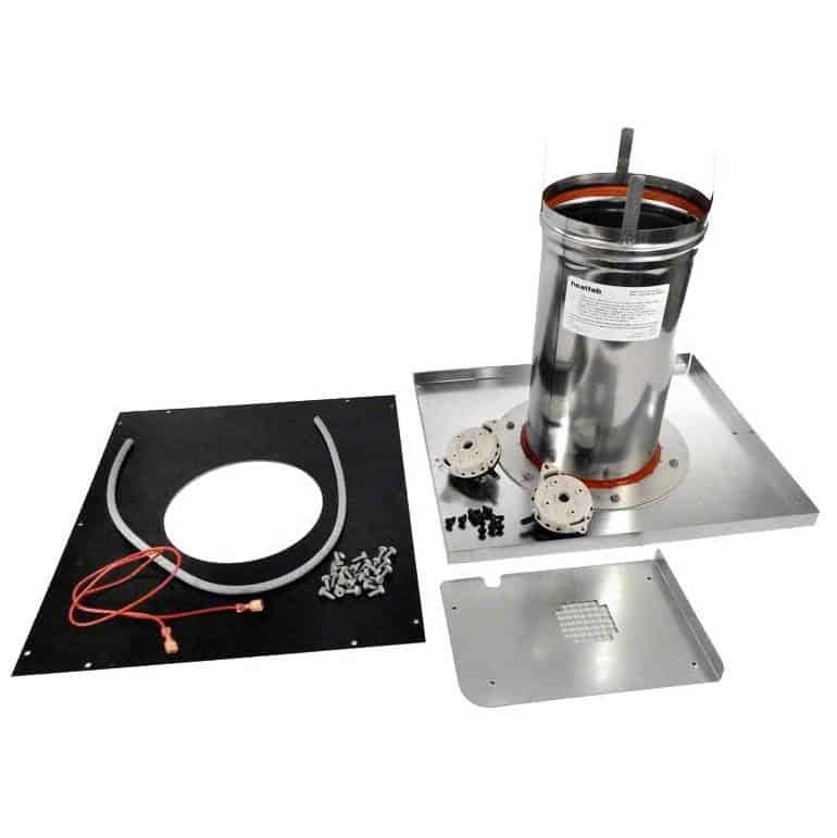 Hayward UniversalH 250K BTU 4" Positive Pressure Indoor Adapter Kit