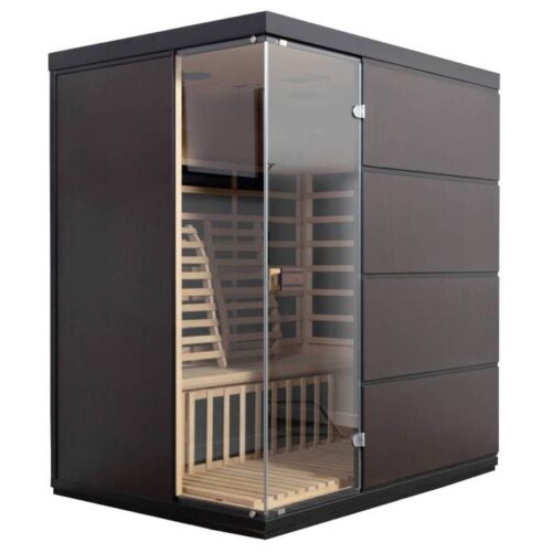 Sirona 4-Person Hemlock Infrared Sauna 1