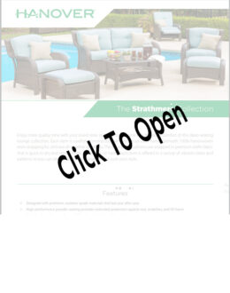 Strathmere 6 Piece Fire Pit Seating Set Spec Sheet