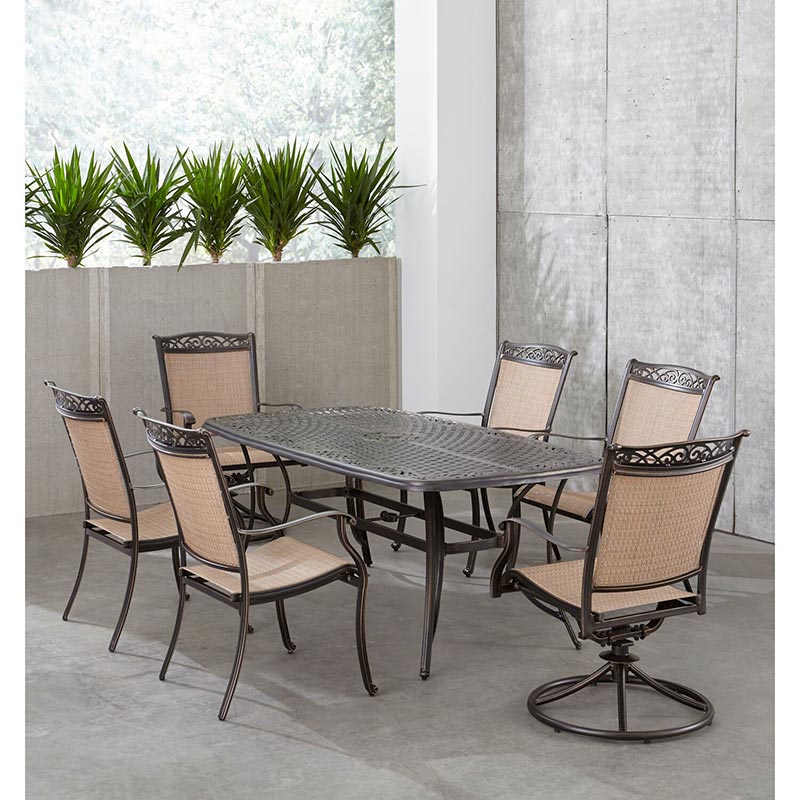 Fontana 7 Piece Dining Set Hanover Fontana Collection
