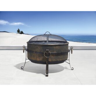24" All-Weather Outdoor Laguna Steel Cauldron Fire Pit