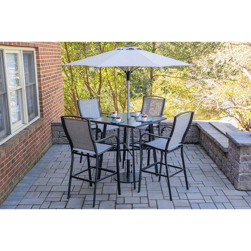Hanover Foxhill 5 Piece High Dining Set