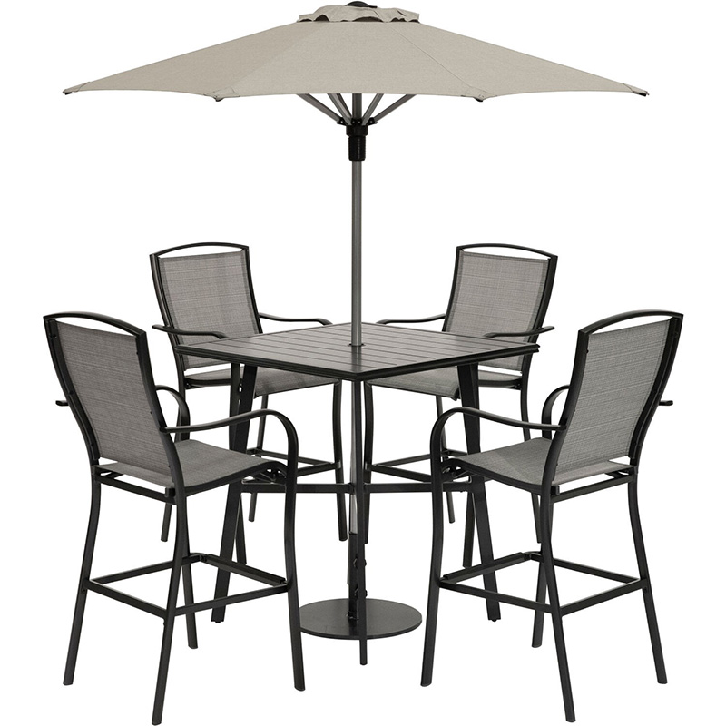 Hanover Foxhill 5 Piece High Dining Set
