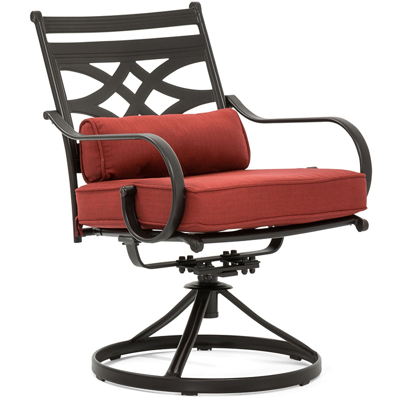 Hanover Montclair 5 Piece Dining Set-Chili Red