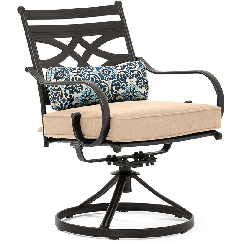 Hanover Montclair 5 Piece Dining Set-Tan