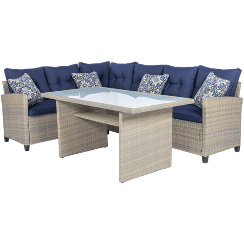 Mod Furniture Amelia 3 Piece Modular Sofa Set-Navy