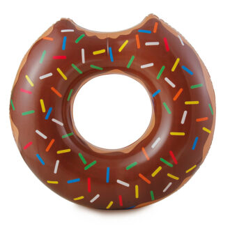 RhinoMaster Play Gourmet Chocolate Doughnut Inflatable Tube