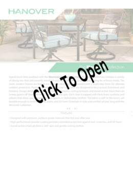 Hanover Montclair 7 Piece Dining Set Spec Sheet