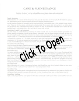 Hanover Furniture Cover for 4 Piece Round or Square Dining Set User Guide