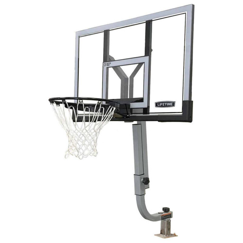 QuickFire Pro Grey Basketball Goal