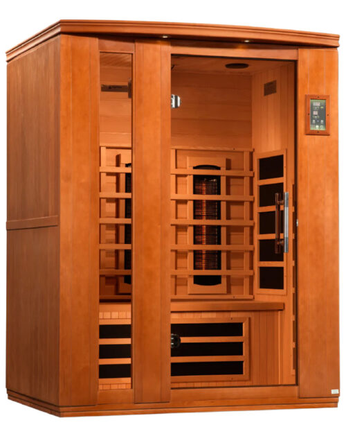Dynamic Lugano 3-Person Full Spectrum Near Zero EMF FAR Infrared Sauna