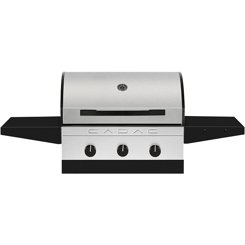 Cadac Entertainer Stainless Steel Freestanding 3 Burner Gas BBQ Grill