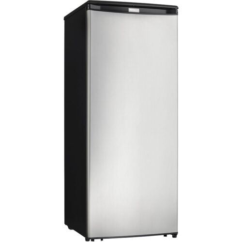 Danby 8.5 Cubic Feet Black and Steel Door Estar Rated Upright Freezer