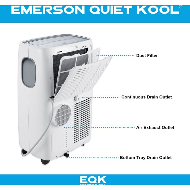 EMERSON QUIET KOOL 8,000 BTU Portable Air Conditioner Cools
