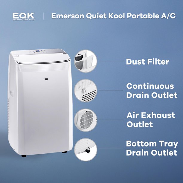 Emerson Quiet Kool EAPH10RC1 10 000 BTU Heat Cool Air Conditioner