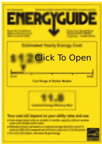 RCA RACM5010 5000 BTU Dial Controlled Window Air Conditioner90