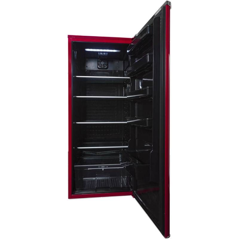 Danby DAR110A3LDB 11 CuFt. Red Exterior and Black Interior Refrigerator
