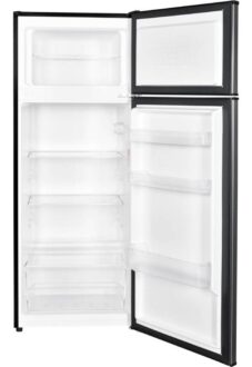 Danby DPF074B2BSLDB-6 7.4 CuFt. Black and Stainless Steel Refrigerator with Top Mount Freezer 2