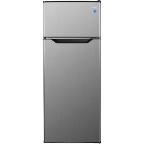 Danby DPF074B2BSLDB-6 7.4 CuFt. Black and Stainless Steel Refrigerator with Top Mount Freezer 6