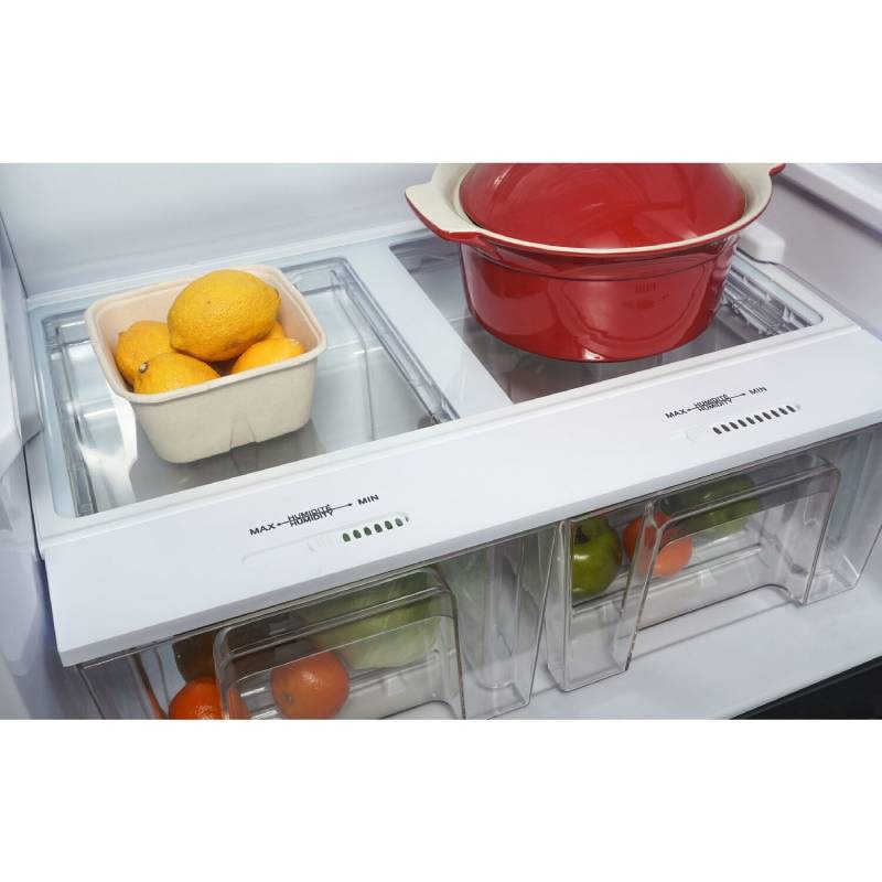 Danby Designer DAR170A3BSLDD 17 CuFt. Black and Stainless Steel Refrigerator 3