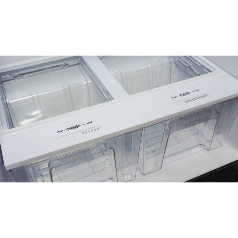 Danby Designer DAR170A3BSLDD 17 CuFt. Black and Stainless Steel Refrigerator 4