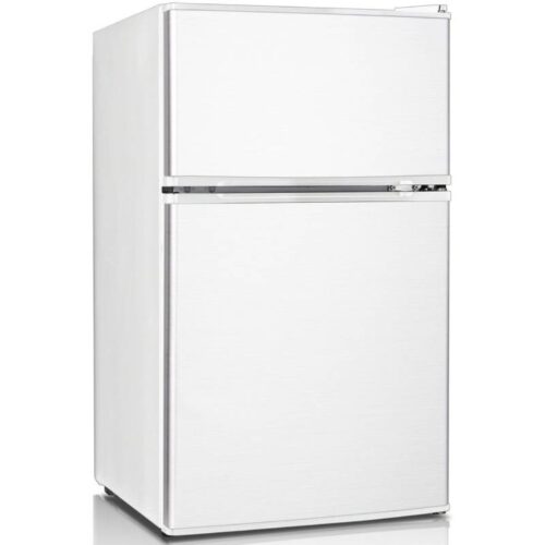 Keystone KSTRC312CW 3.1 CuFt. White Compact Refrigerator with Top Mount Freezer 1