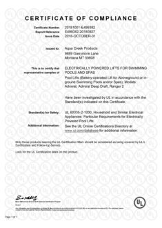 Certificate Of Compliance