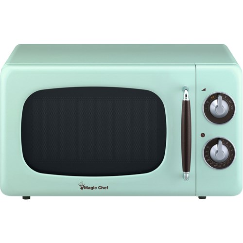 Magic Chef MCD770CM Mint Green 0.7 CuFt. Retro Countertop Microwave 700 Watts