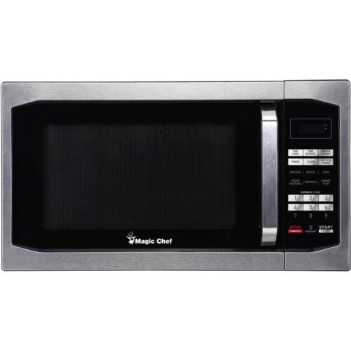 Magic Chef MCM1611ST Stainless Steel 1.6 CuFt. Countertop Microwave 1100 Watts 1