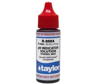 Taylor Technologies R-0004-A PH Indicator Solution .75oz Bottle