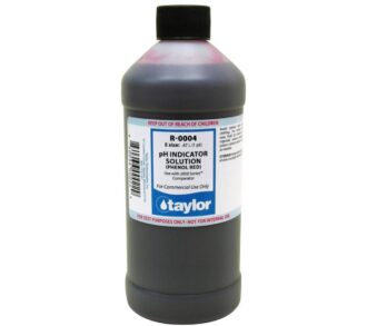Taylor Technologies R-0004-E PH Indicator Solution 16oz Bottle