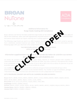 Broan ALT230WW Brochure Image