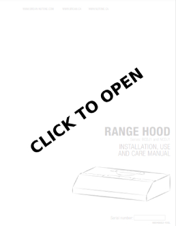 Broan BCDJ136SS Manual Image