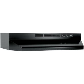 Broan BUEZ130BL Black 30" Ductless Under Cabinet Range Hood 1
